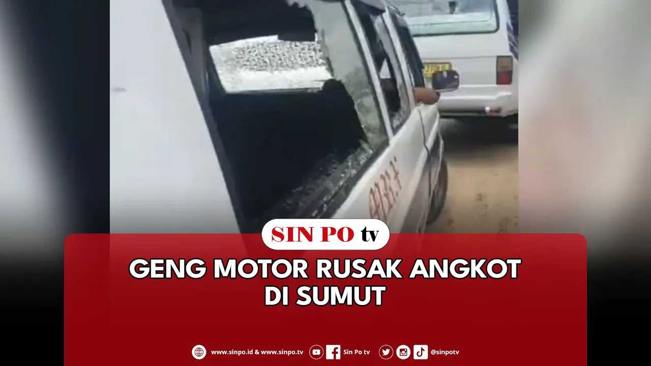 Geng Motor Rusak Angkot Di Sumut