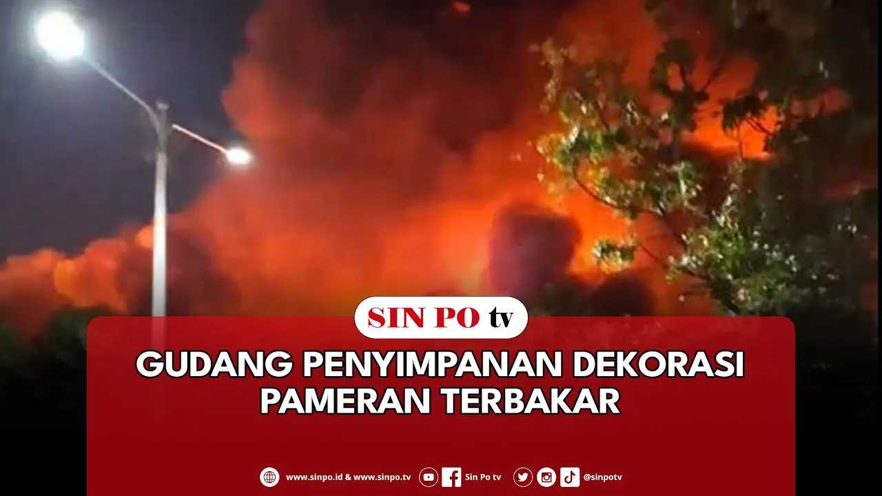 Gudang Penyimpanan Dekorasi Pameran Terbakar