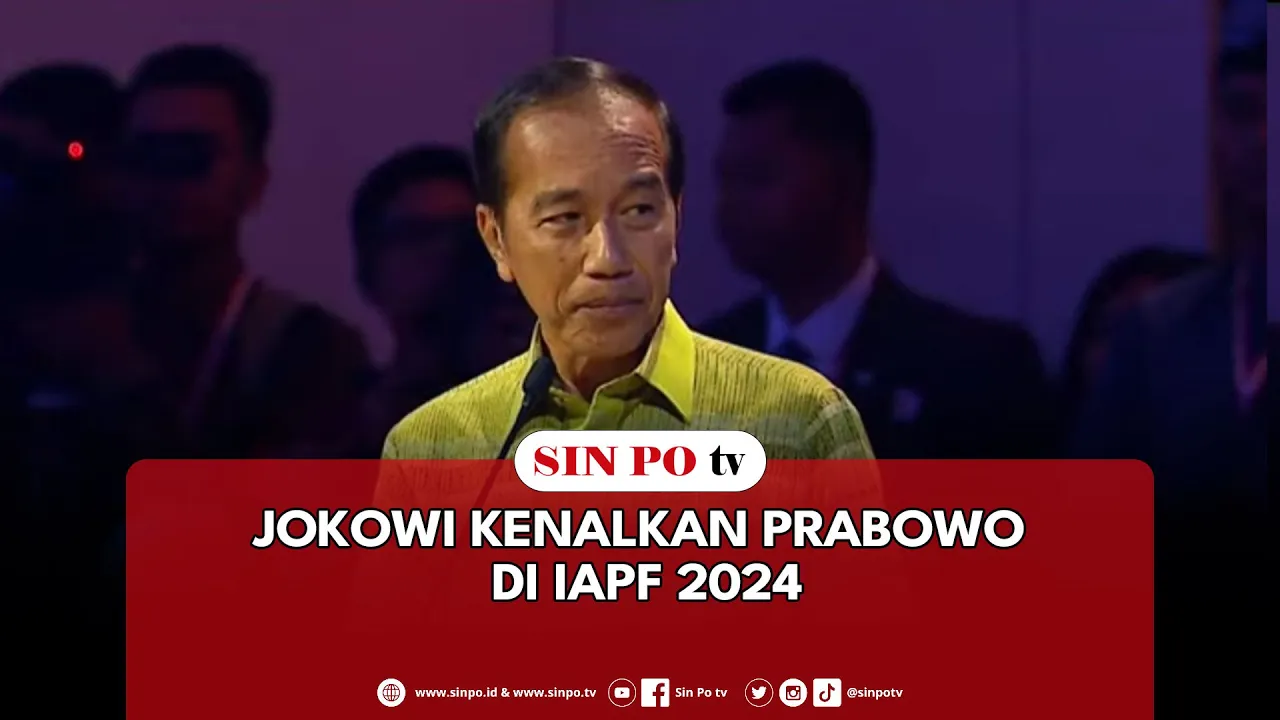 Jokowi Kenalkan Prabowo Di IAPF 2024