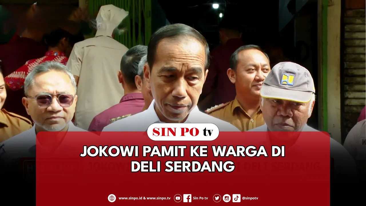 Jokowi Pamit Ke Warga Di Deli Serdang