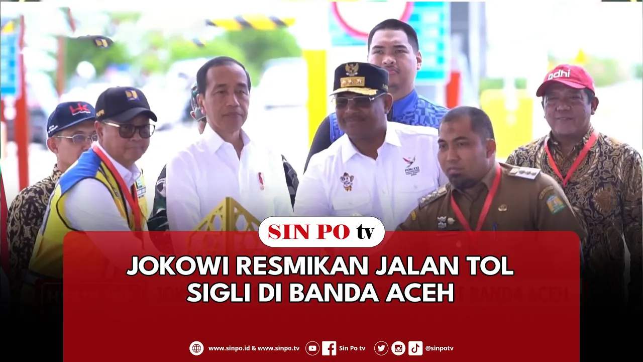 Jokowi Resmikan Jalan Tol Sigli Di Banda Aceh