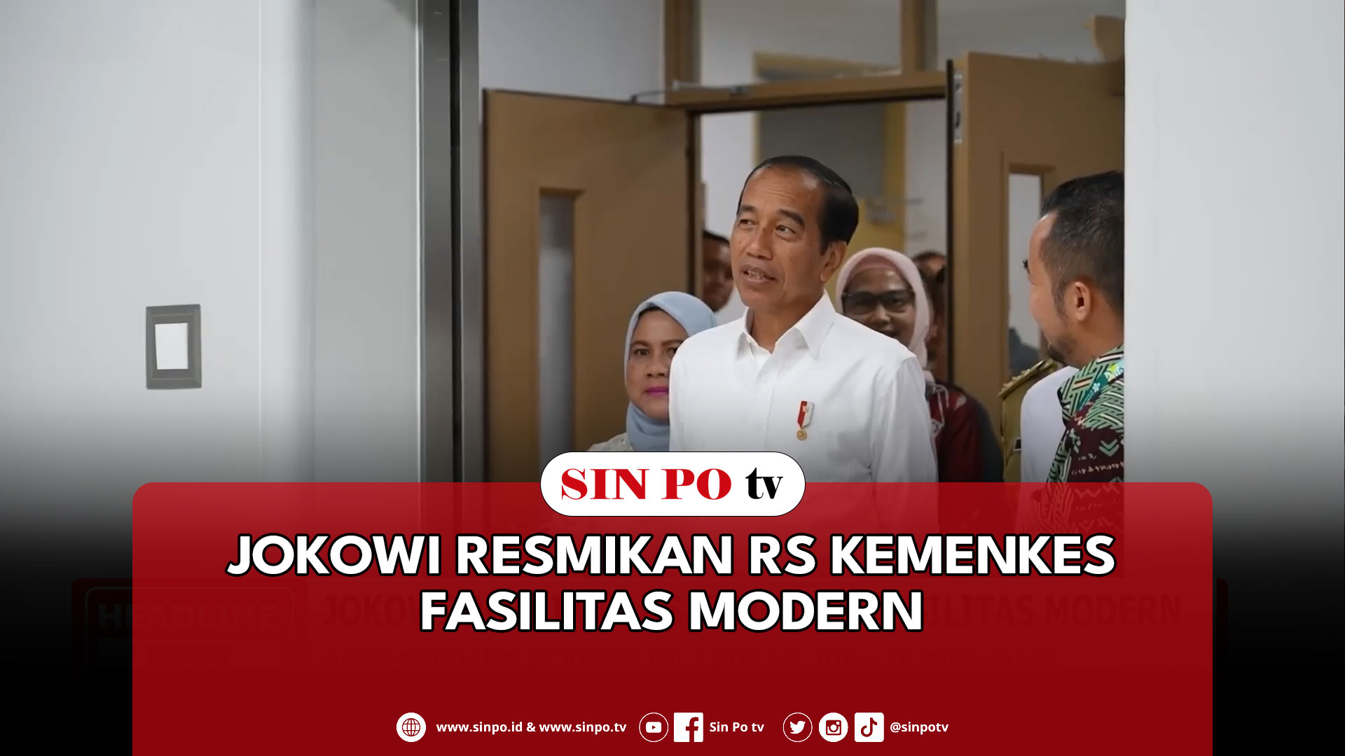 Jokowi Resmikan Rs Kemenkes Fasilitas Modern