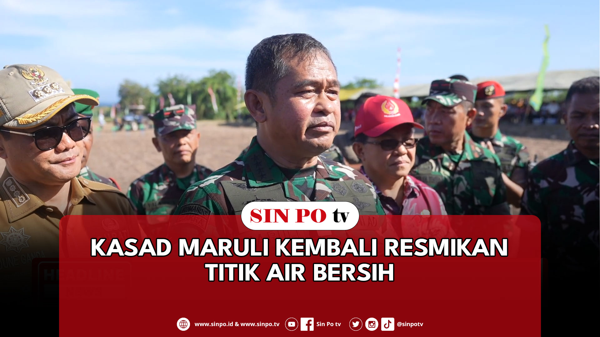 Kasad Maruli Kembali Resmikan Titik Air Bersih
