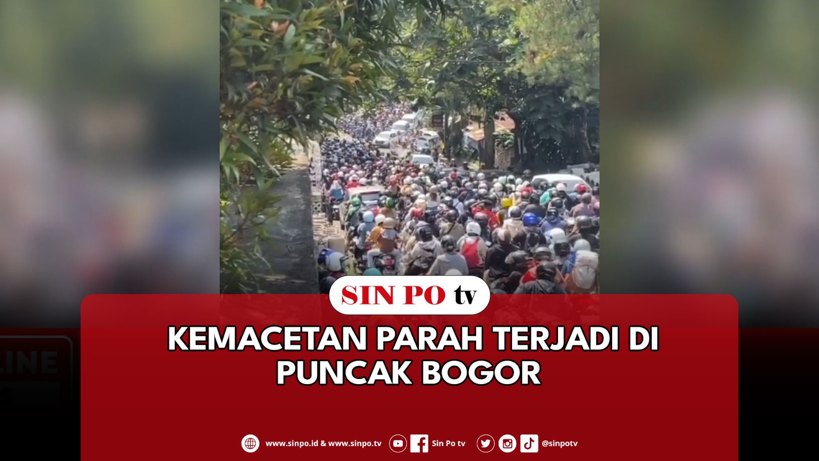 Kemacetan Parah Terjadi Di Puncak Bogor