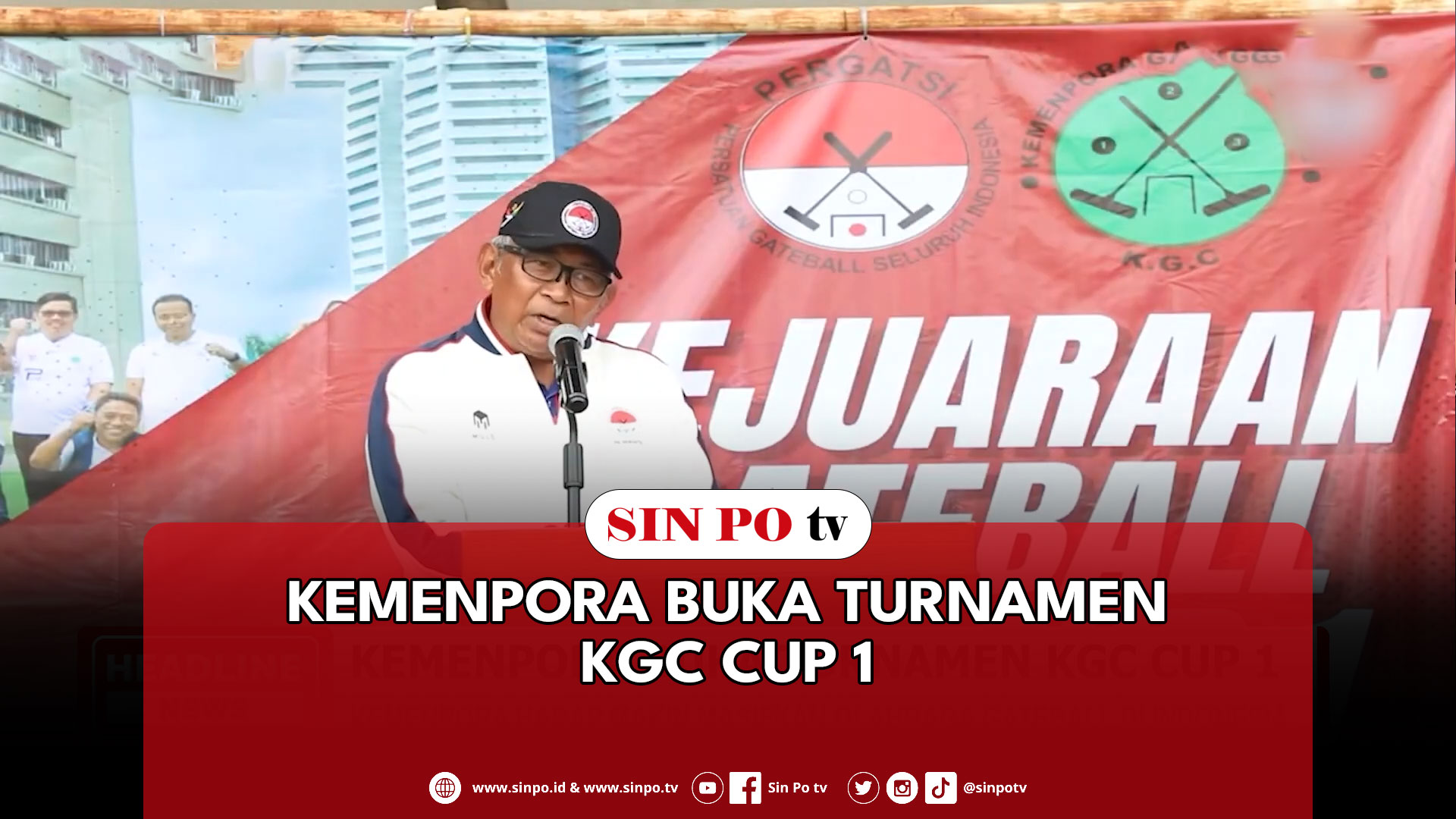 Kemenpora Buka Turnamen KGC CUP 1