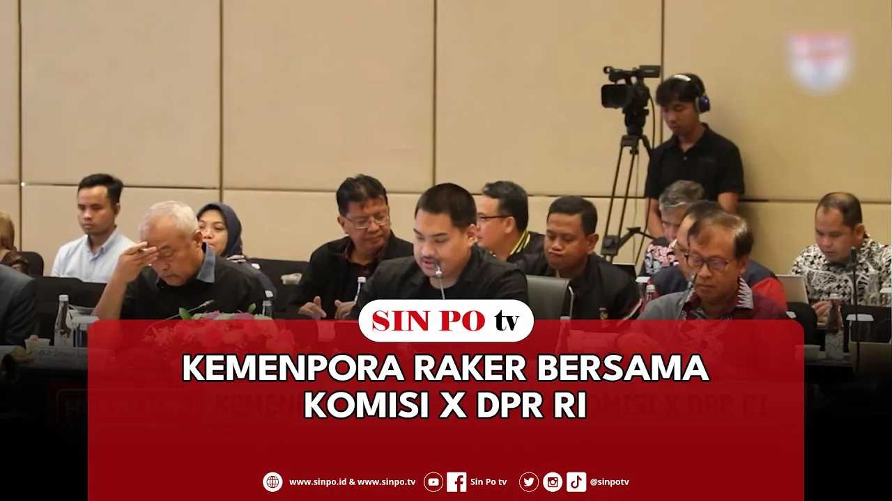 Kemenpora Raker Bersama Komisi X DPR RI