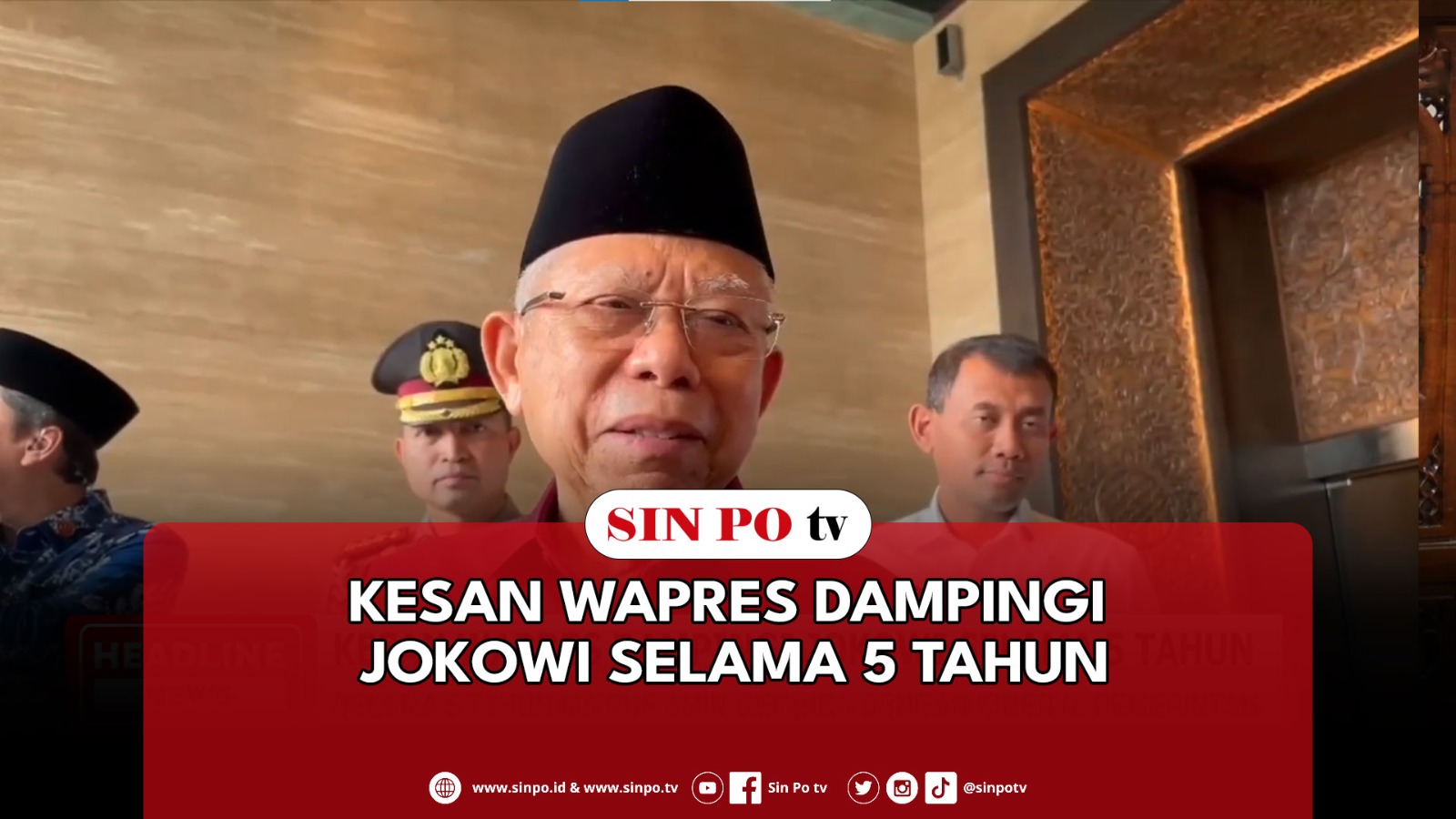 Kesan Wapres Dampingi Jokowi Selama 5 Tahun