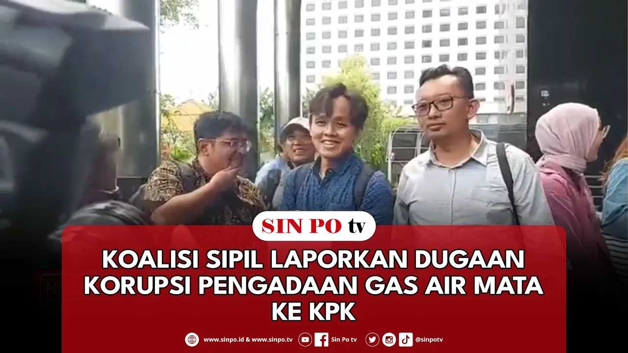 Koalisi Sipil Laporkan Dugaan Korupsi Pengadaan Gas Air Mata Ke KPK