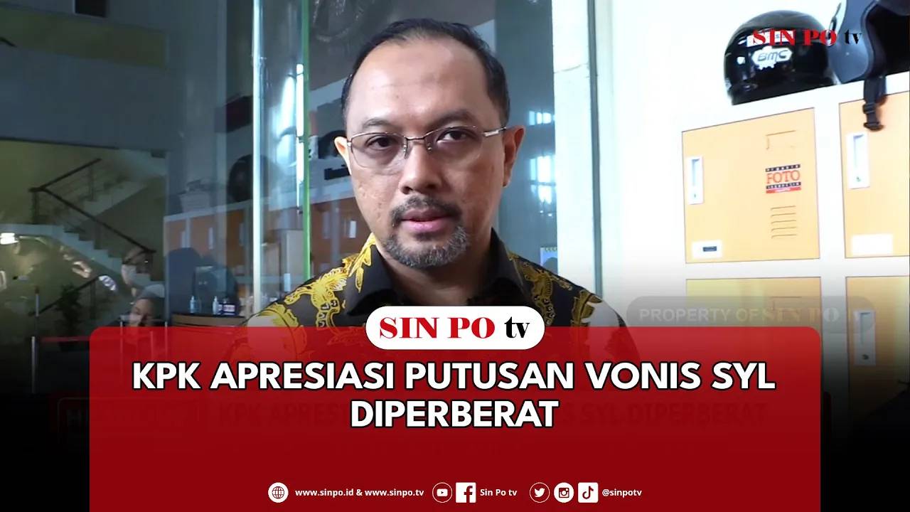 KPK Apresiasi Putusan Vonis SYL Diperberat