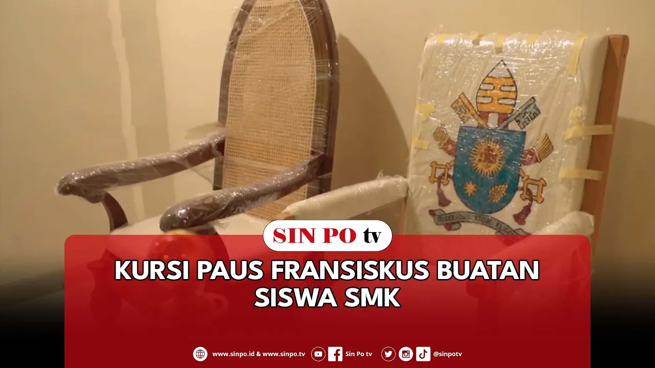 Kursi Paus Fransiskus Buatan Siswa SMK