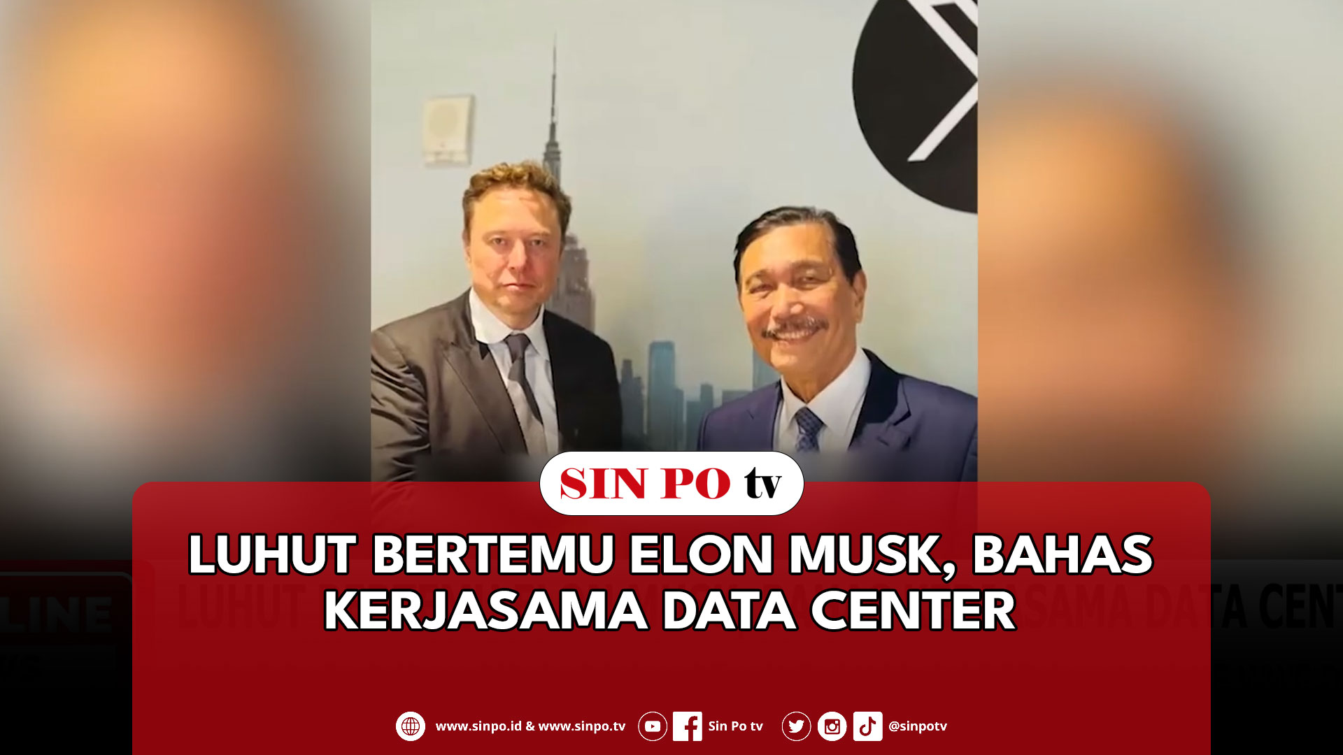 Luhut Bertemu Elon Musk, Bahas Kerjasama Data Center