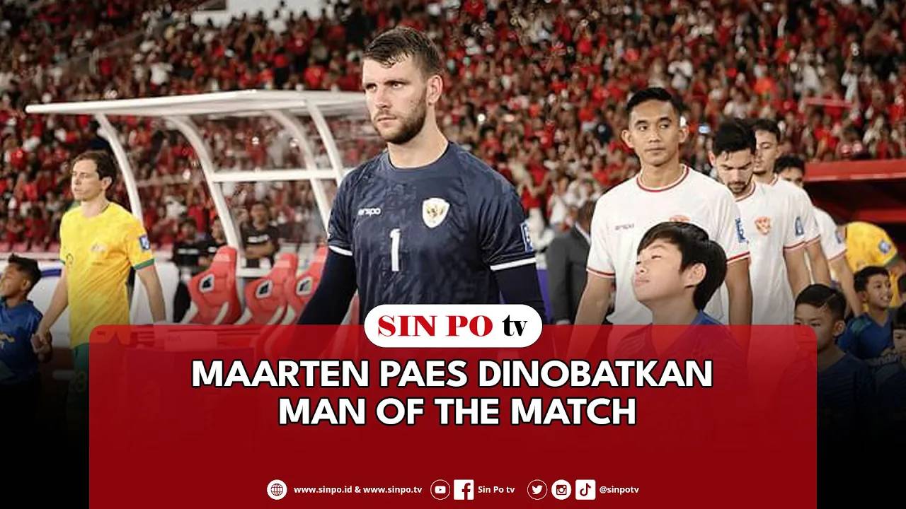 Maarten Paes Dinobatkan Man Of The Match