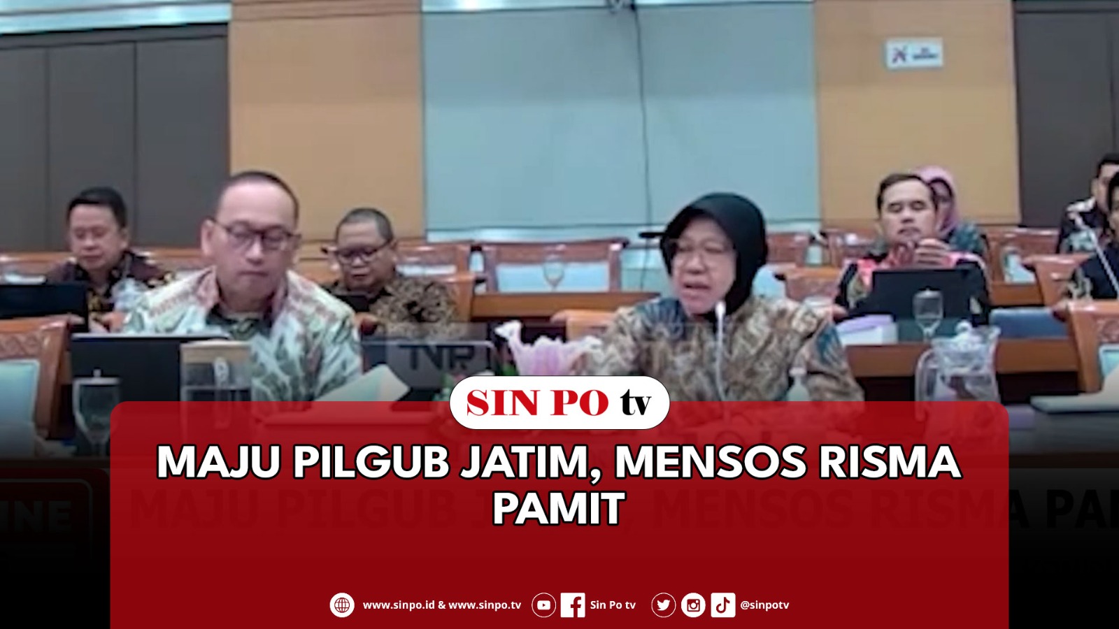 Maju Pilgub Jatim, Mensos Risma Pamit