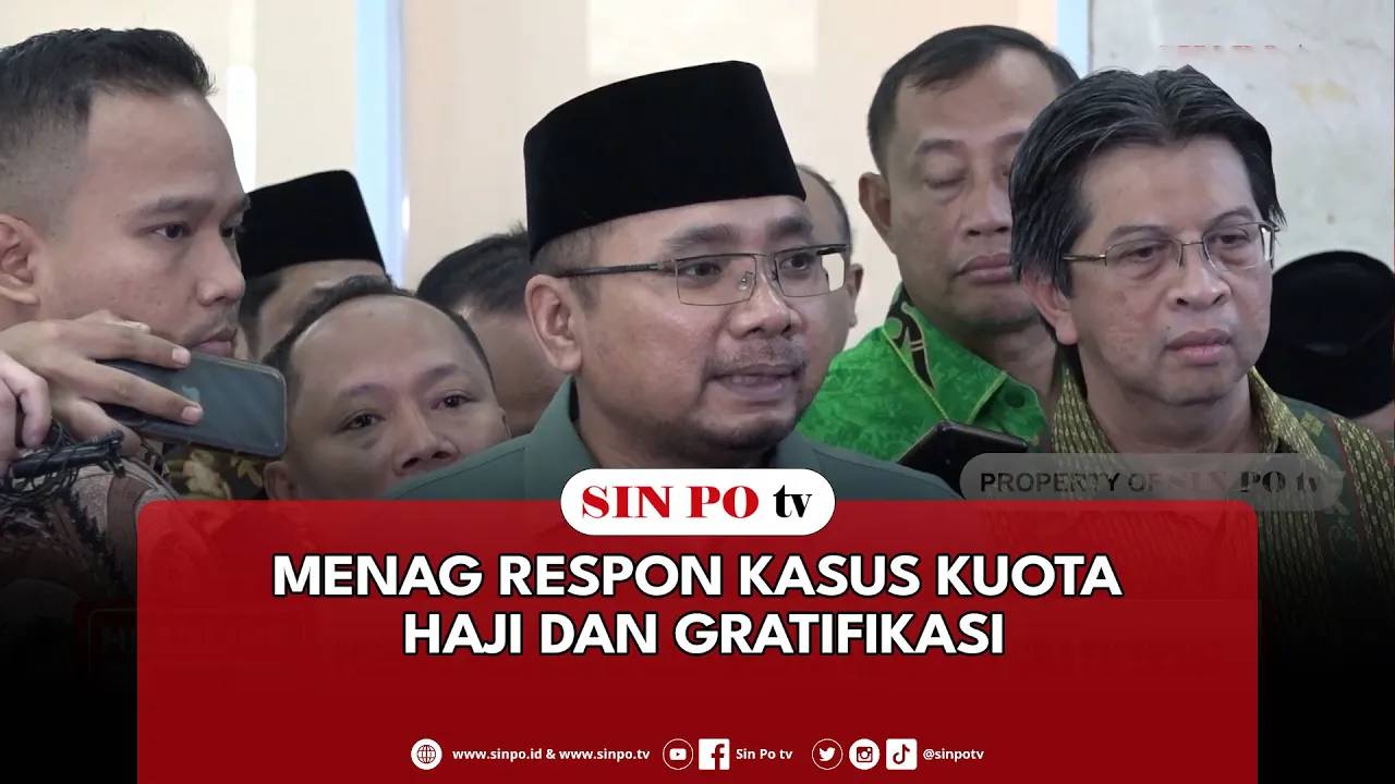 Menag Respon Kasus Kuota Haji Dan Gratifikasi