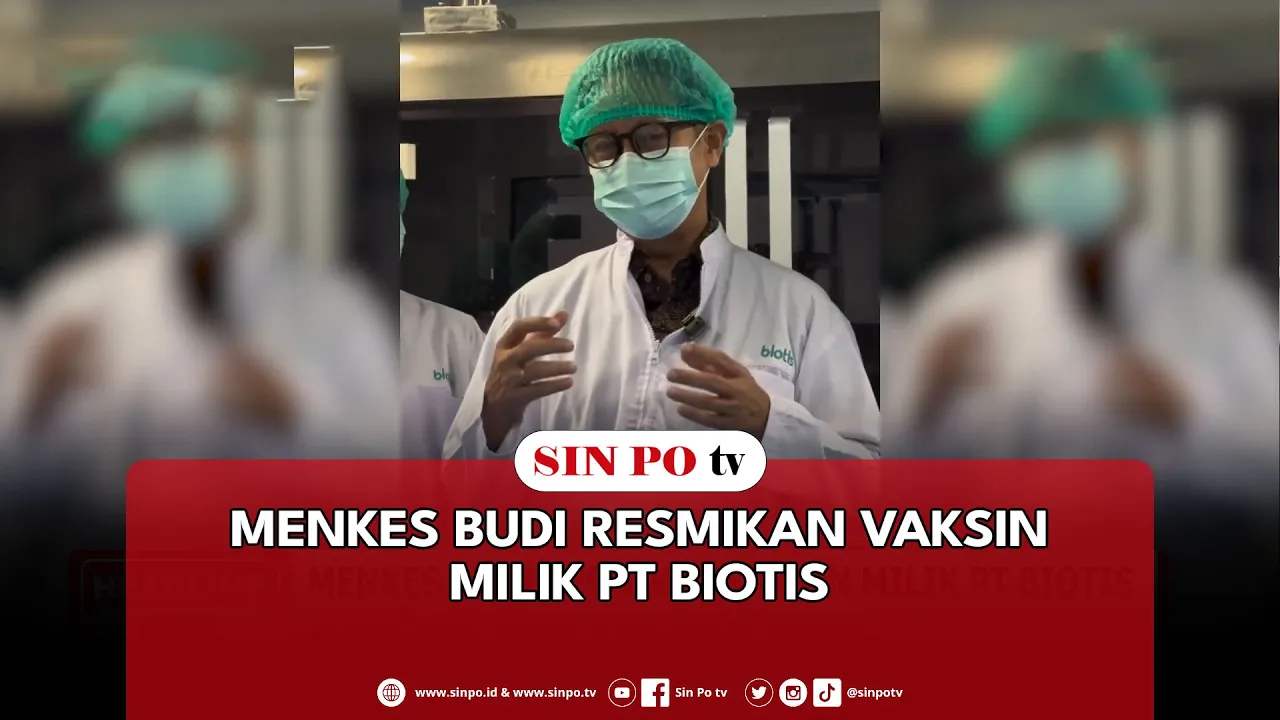 Menkes Budi Resmikan Vaksin Milik PT Biotis