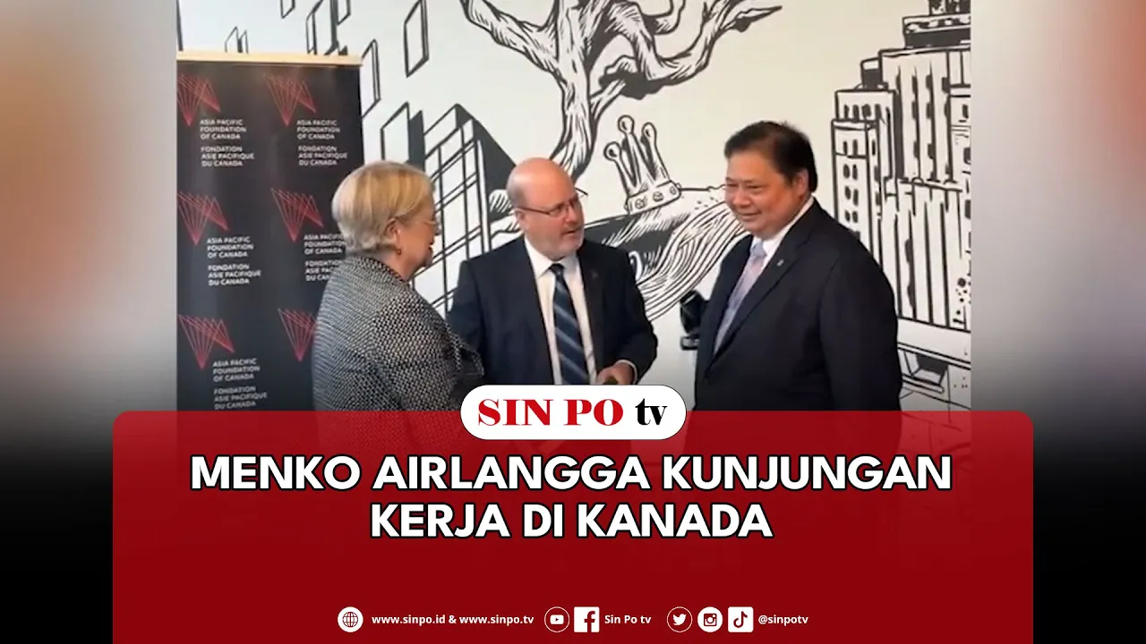 Menko Airlangga Kunjungan Kerja Di Kanada
