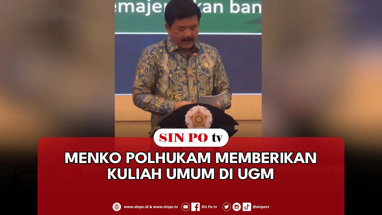Menko Polhukam Memberikan Kuliah Umum Di UGM