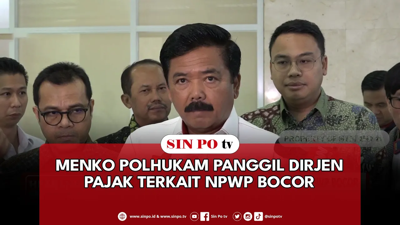 Menko Polhukam Panggil Dirjen Pajak Terkait NPWP Bocor