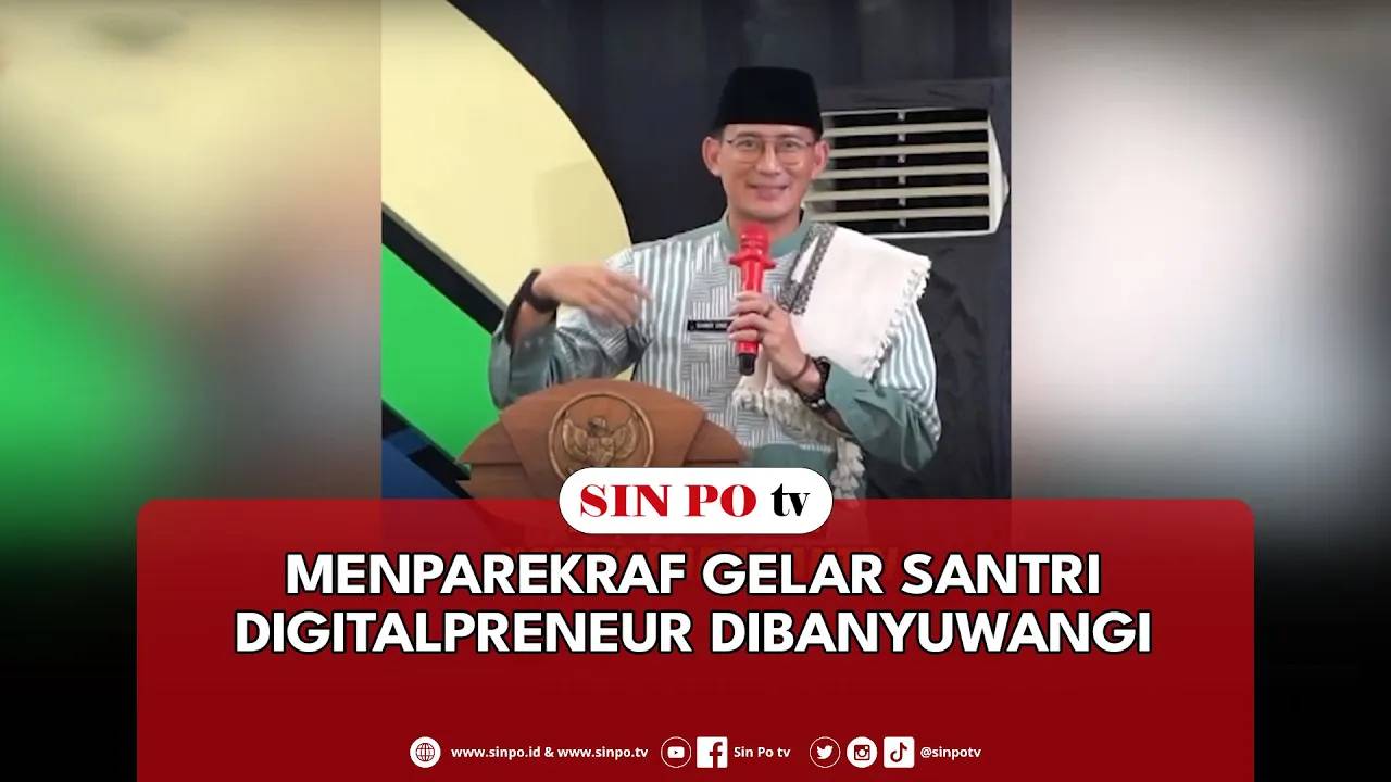 Menparekraf Gelar Santri Digitalpreneur Dibanyuwangi