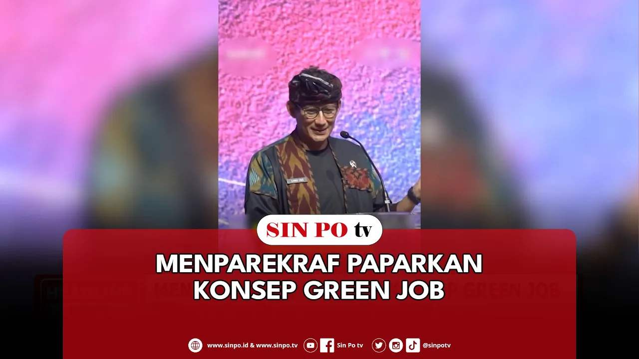 Menparekraf Paparkan Konsep Green Job