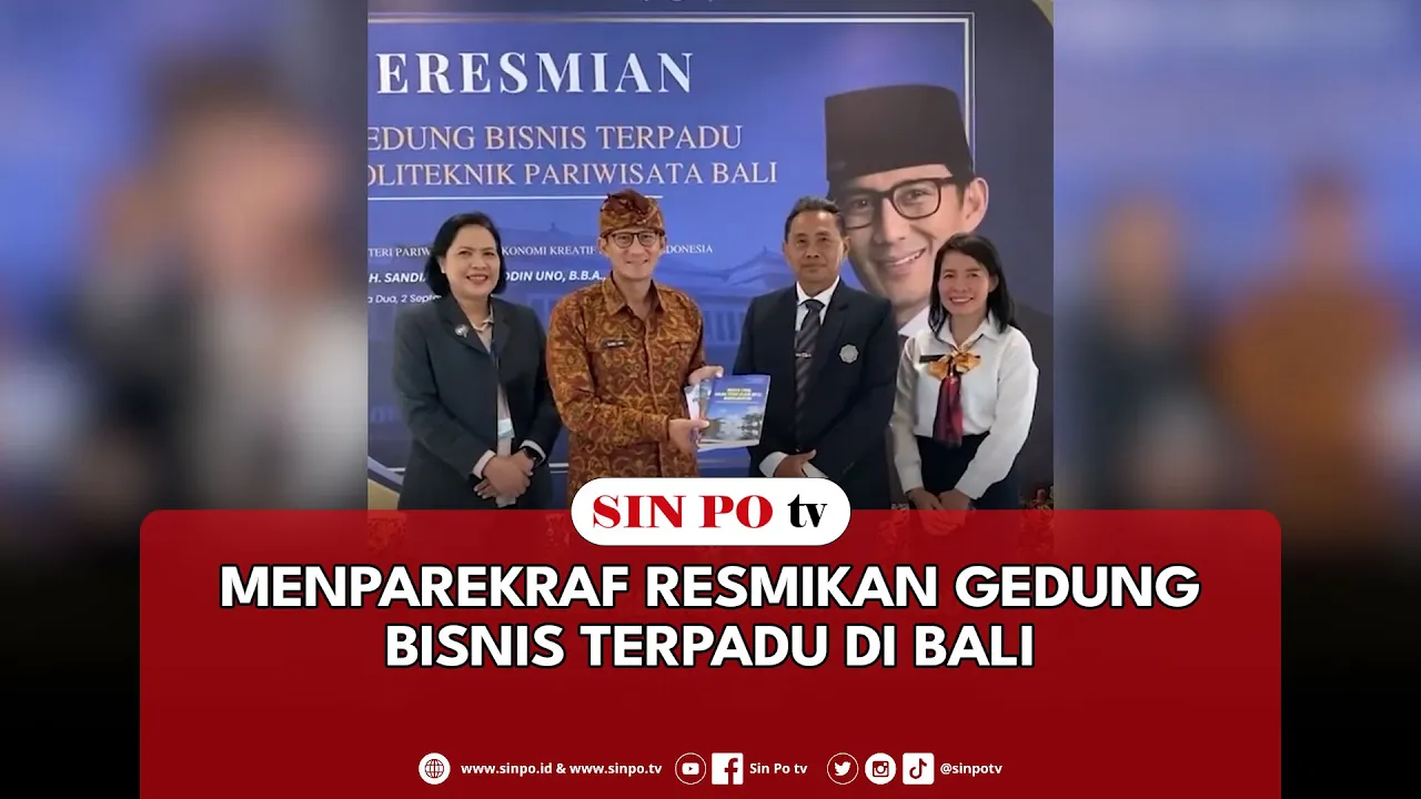 Menparekraf Resmikan Gedung Bisnis Terpadu Di Bali
