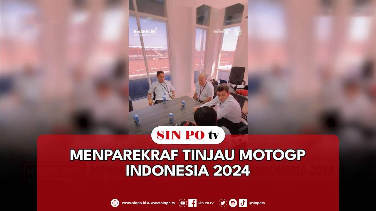 Menparekraf Tinjau MotoGP Indonesia 2024