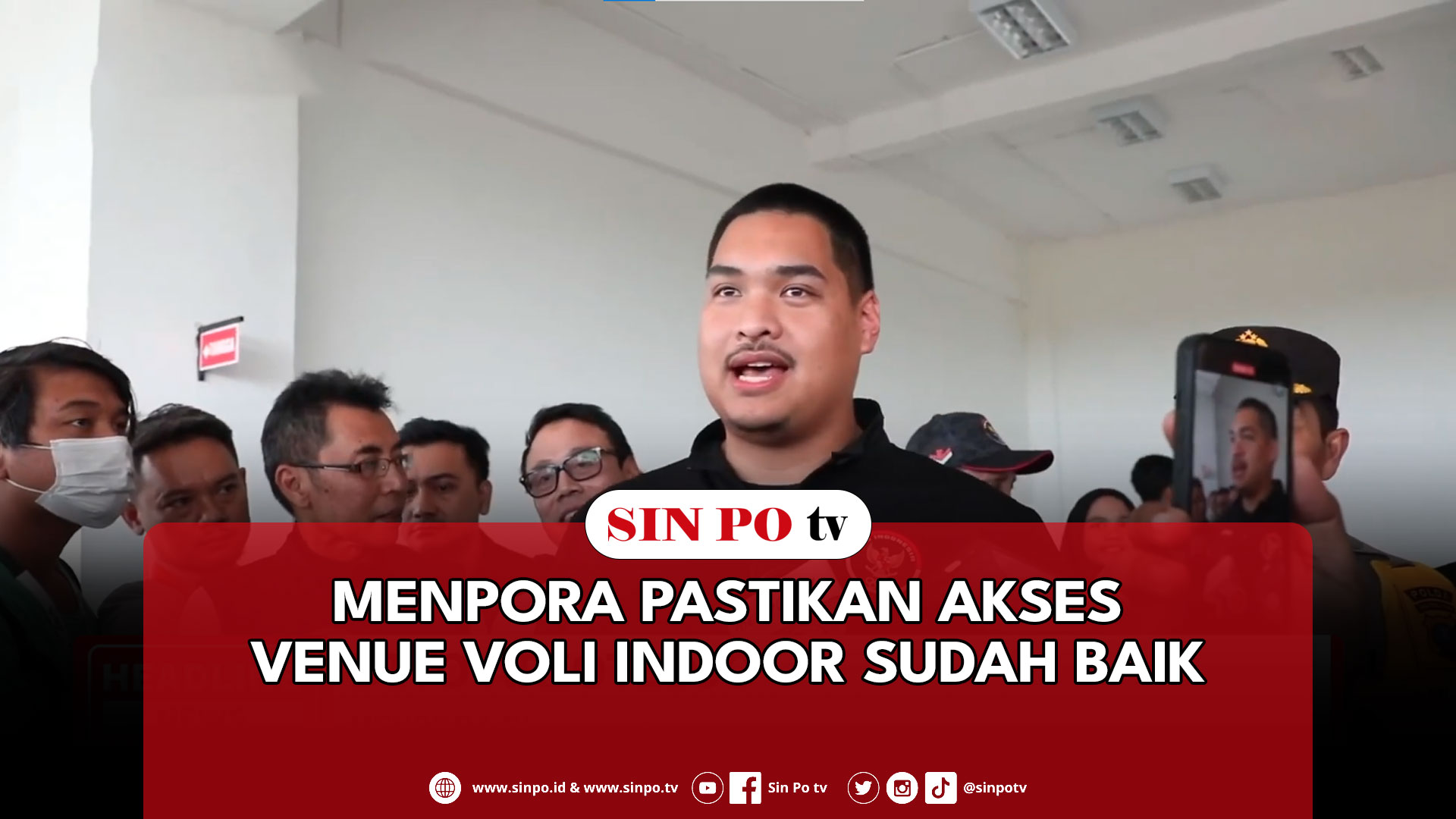 Menpora Pastikan Akses Venue Voli Indoor Sudah Baik