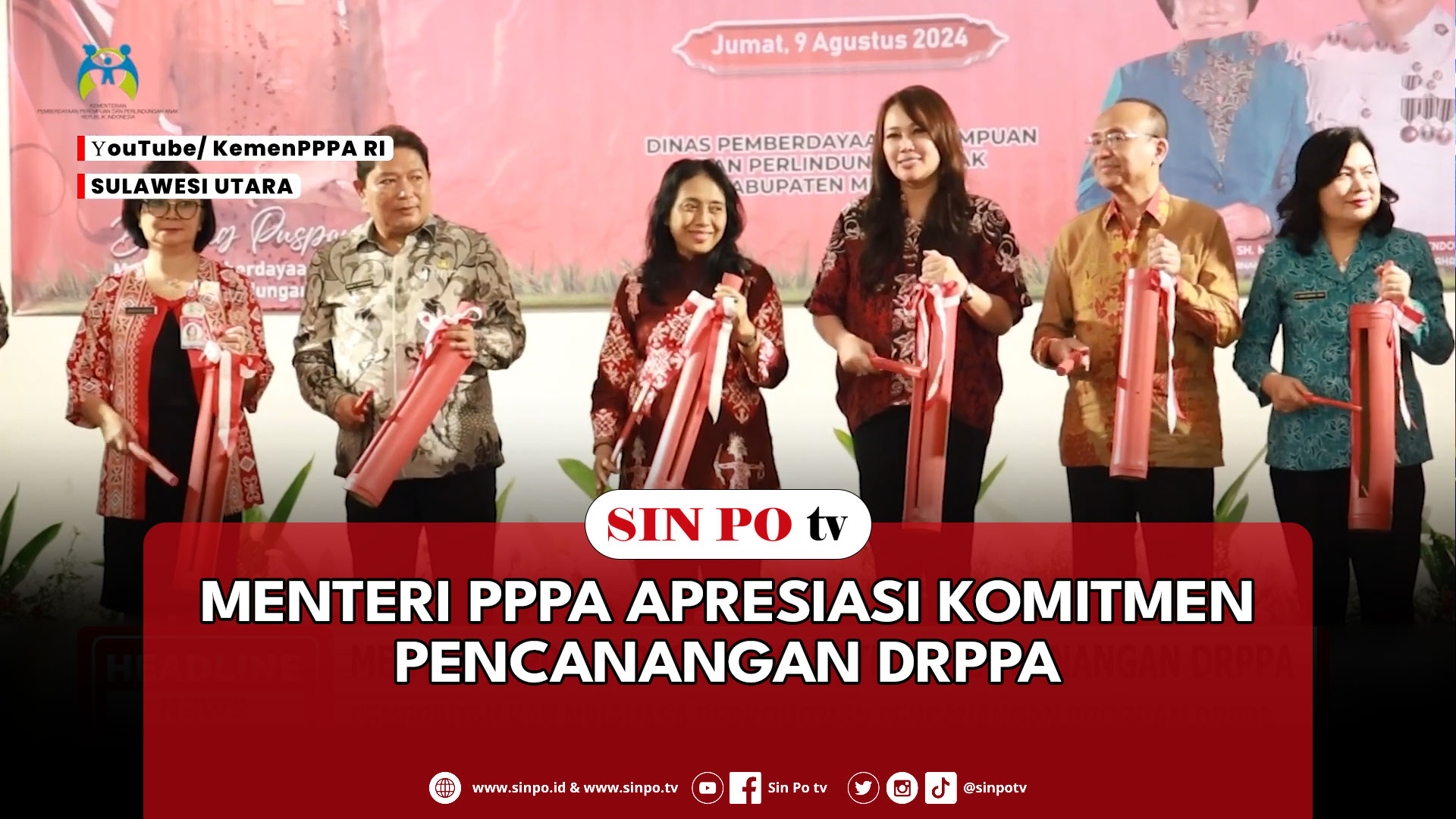 Menteri PPPA Apresiasi Komitmen Pencanangan DRPPA