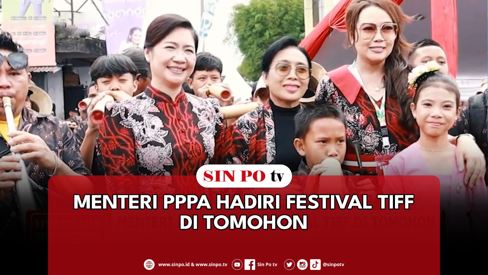 Menteri PPPA Hadiri Festival TIFF Di Tomohon