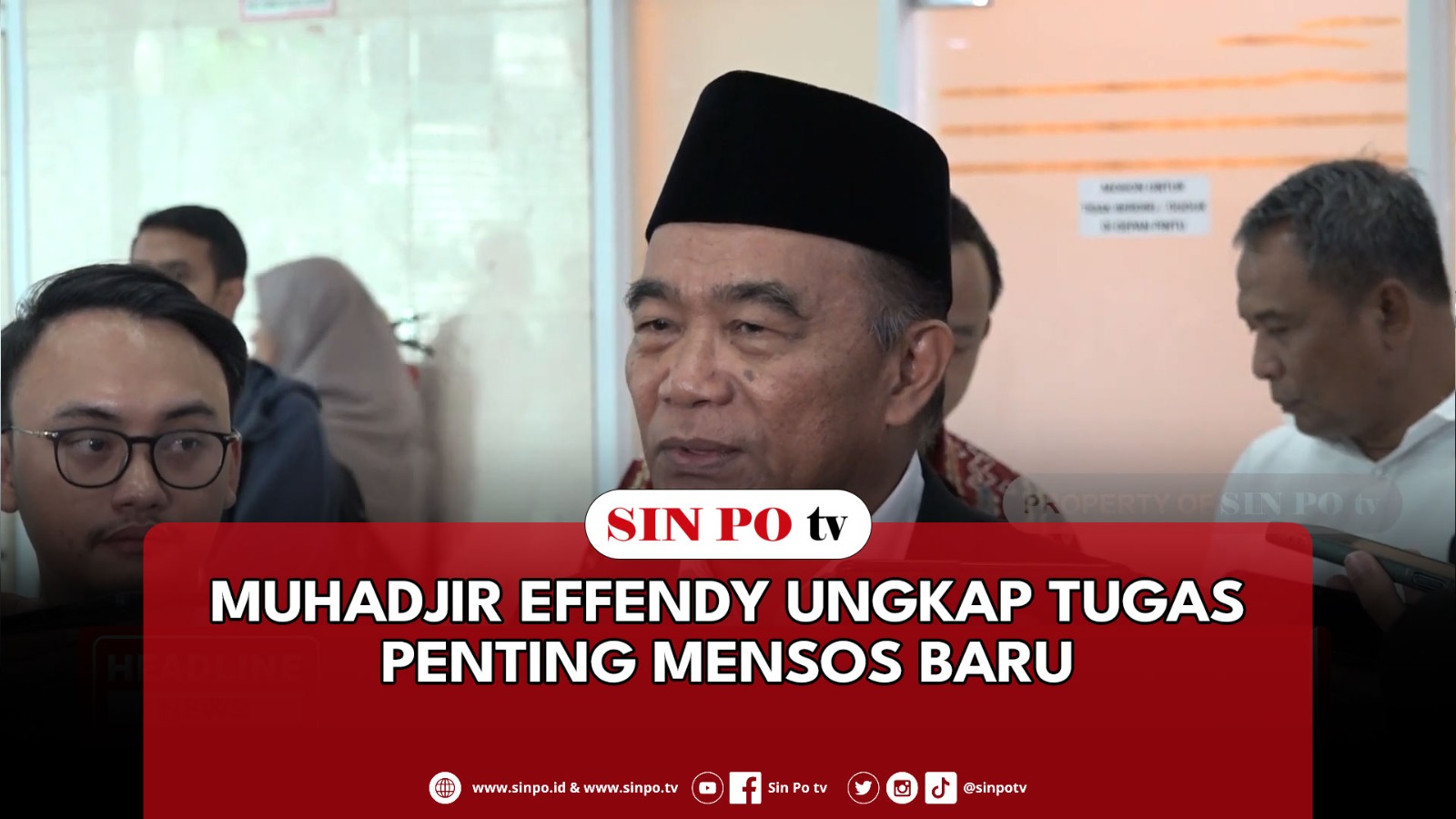 Muhadjir Effendy Ungkap Tugas Penting Mensos Baru