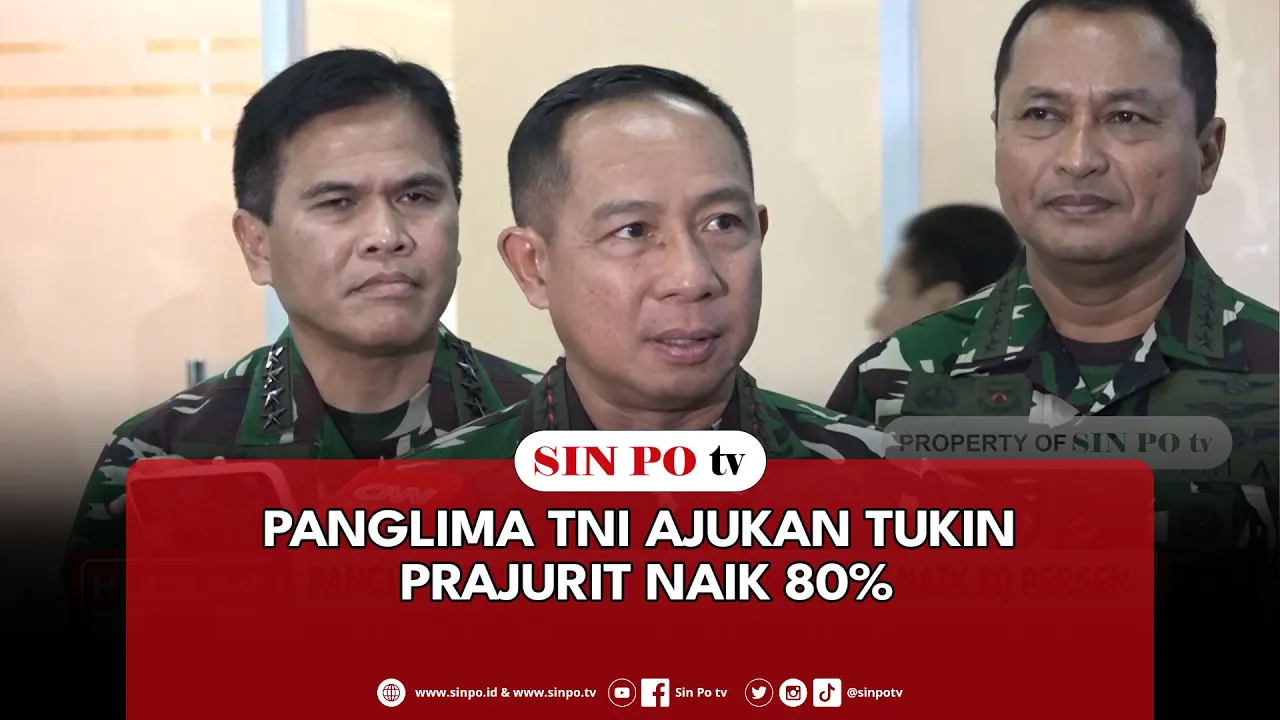 Panglima TNI Ajukan Tukin Prajurit Naik 80%
