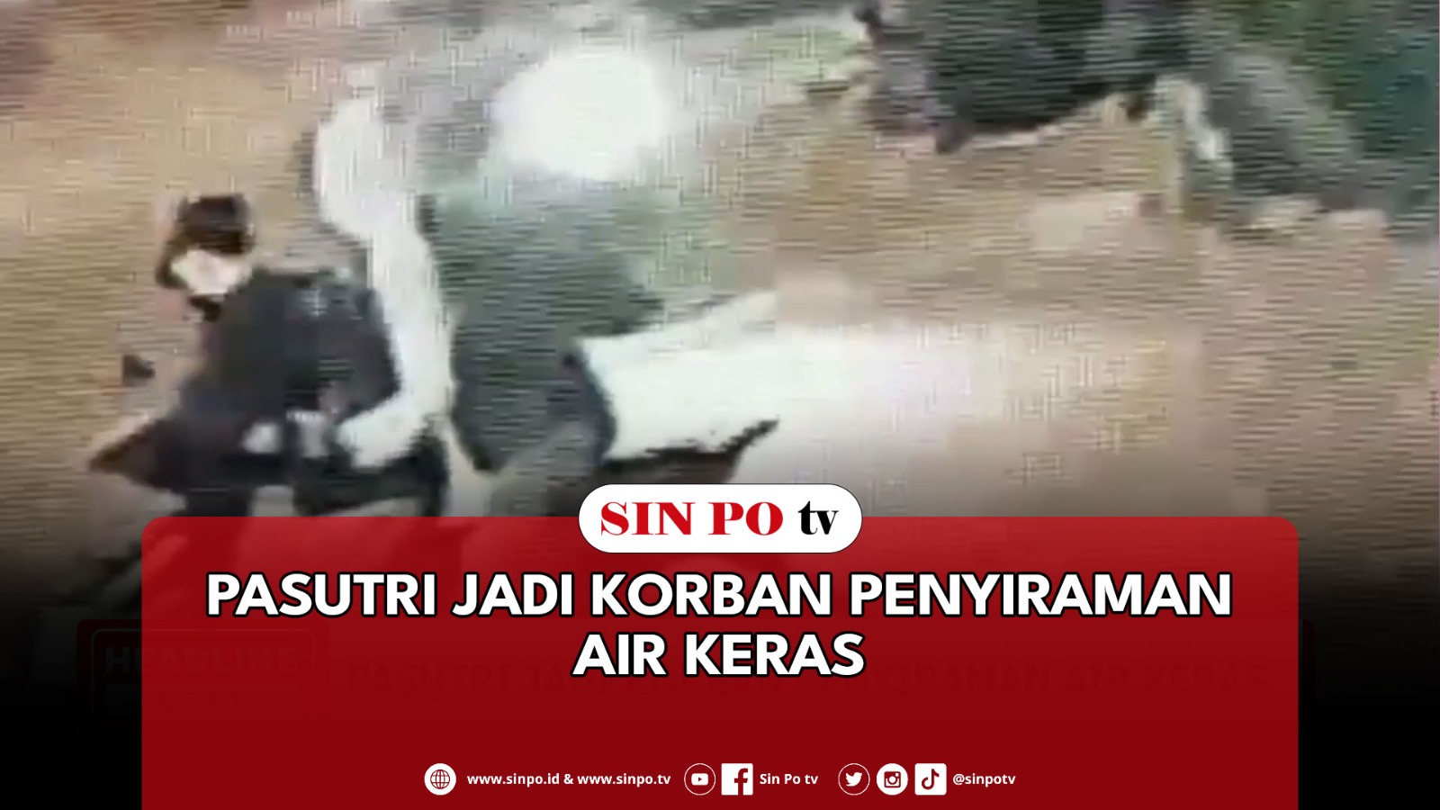 Pasutri Jadi Korban Penyiraman Air Keras