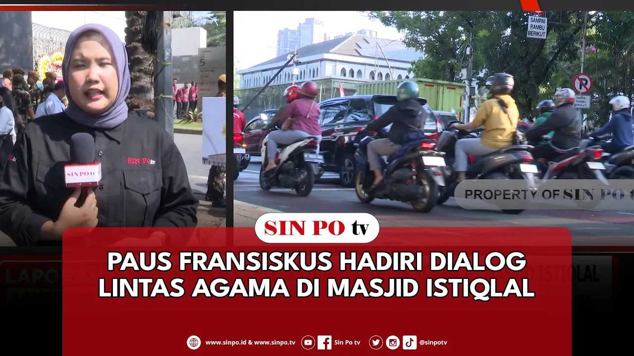 Paus Fransiskus Hadiri Dialog Lintas Agama Di Masjid Istiqlal