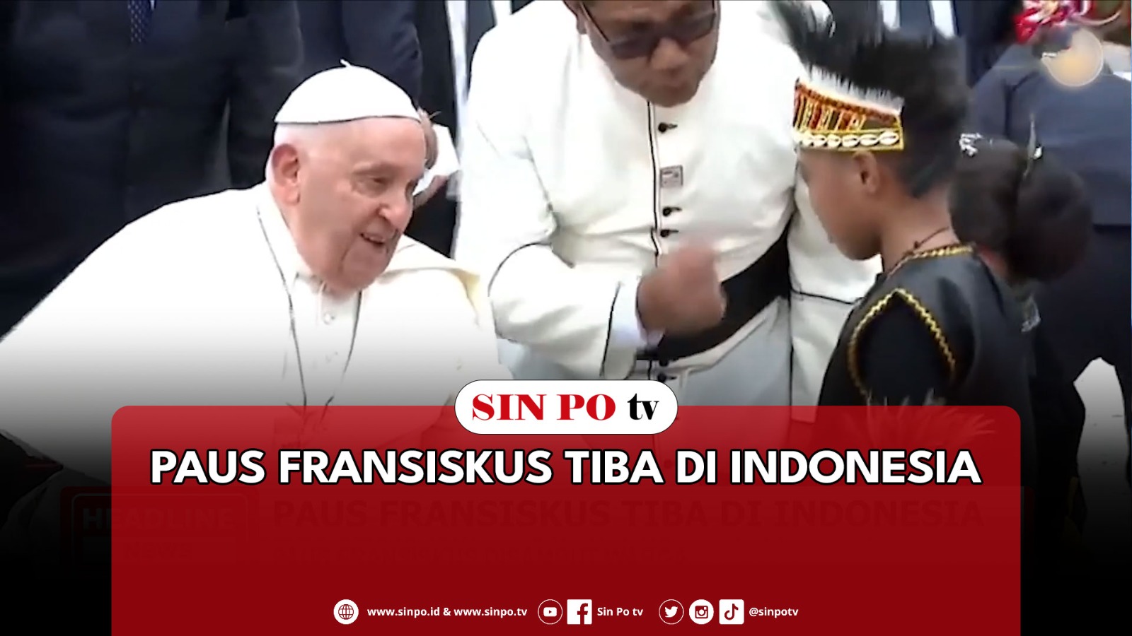 Paus Fransiskus Tiba Di Indonesia