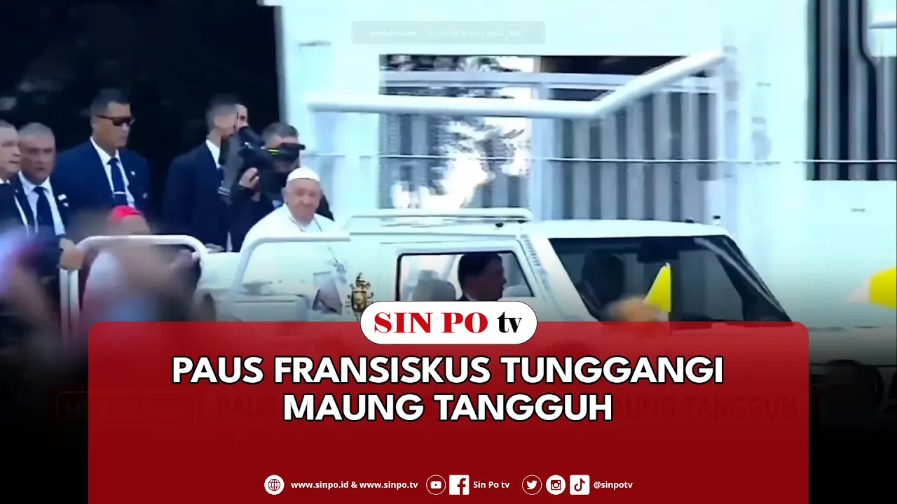 Paus Fransiskus Tunggangi Maung Tangguh