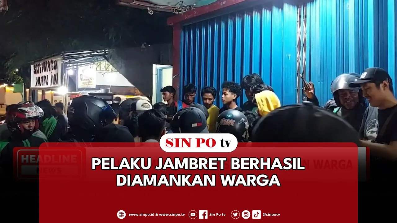 Pelaku Jambret Berhasil Diamankan Warga