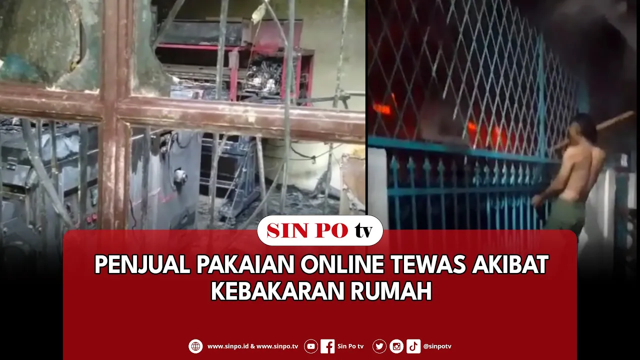 Penjual Pakaian Online Tewas Akibat Kebakaran Rumah