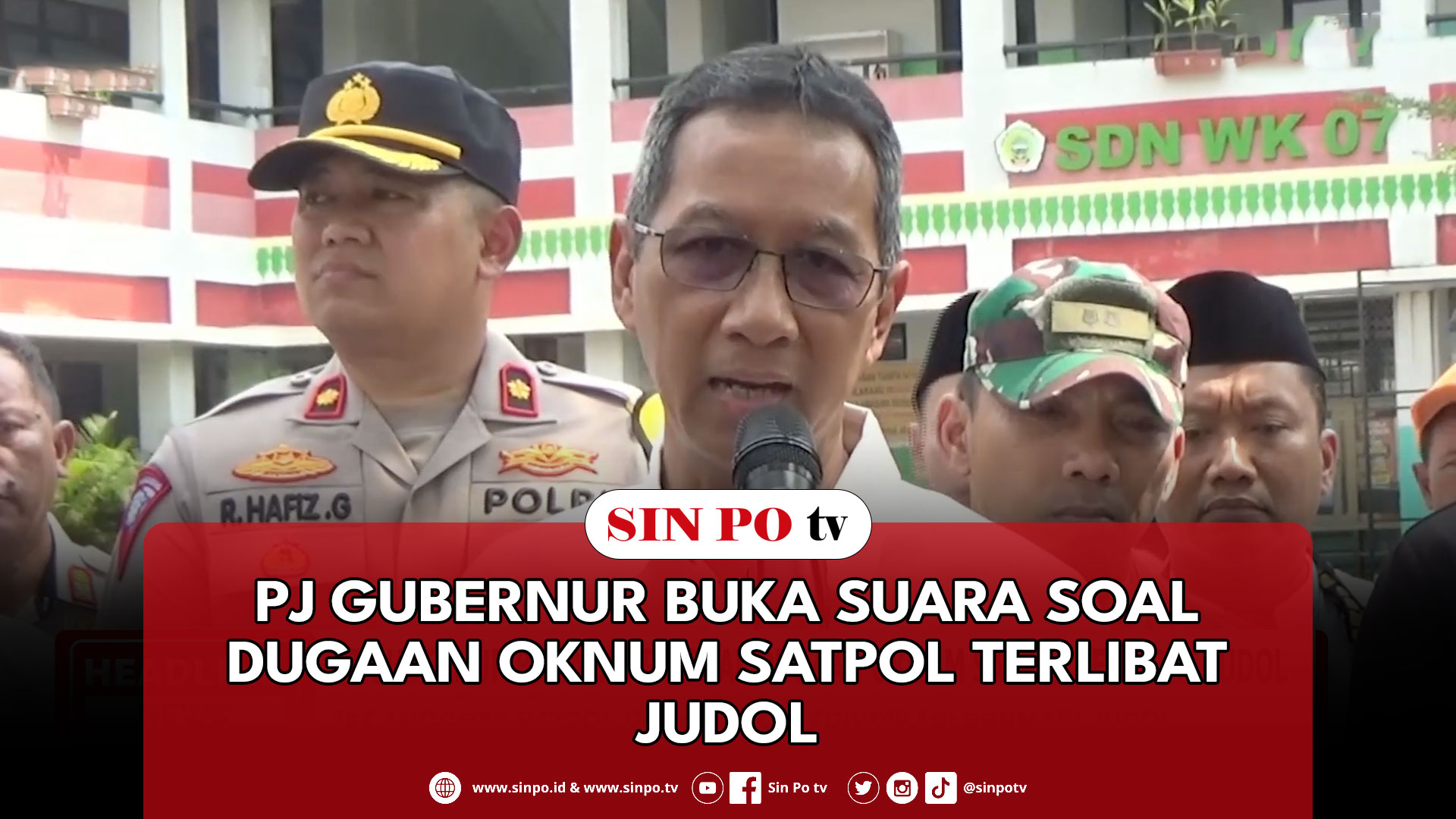 Pj Gubernur Buka Suara Soal Dugaan Oknum Satpol Terlibat Judol