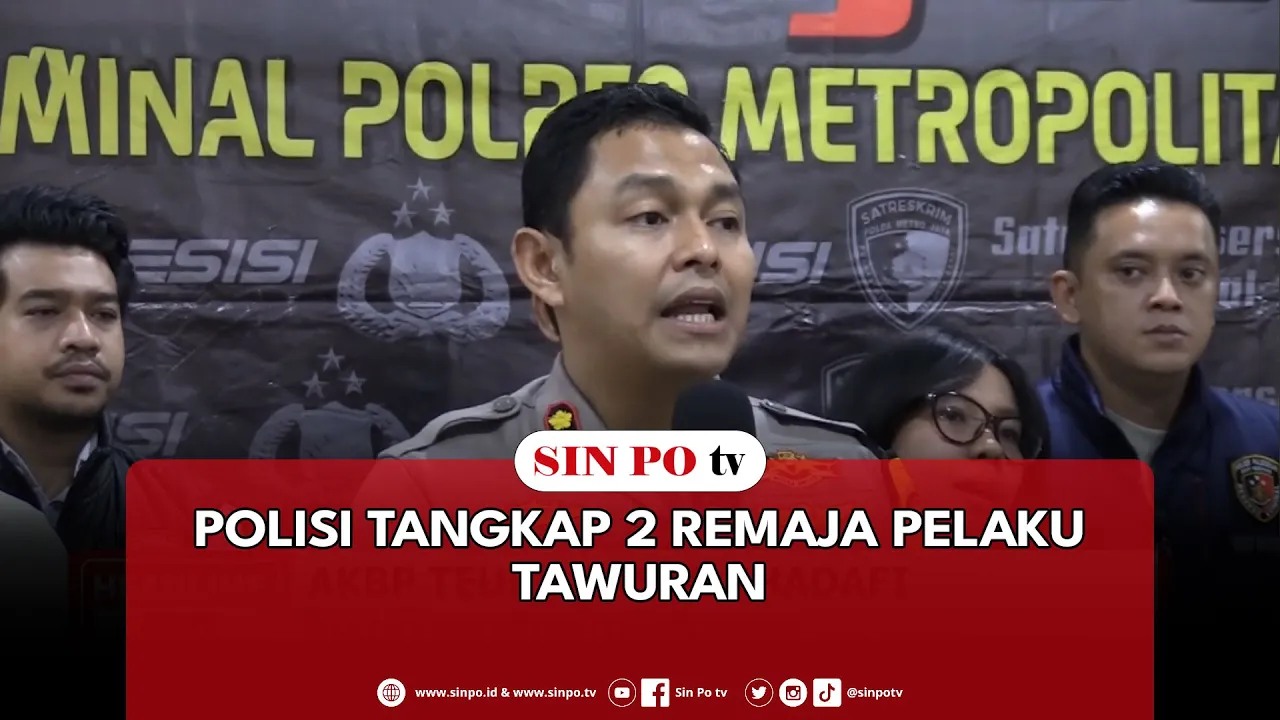 Polisi Tangkap 2 Remaja Pelaku Tawuran