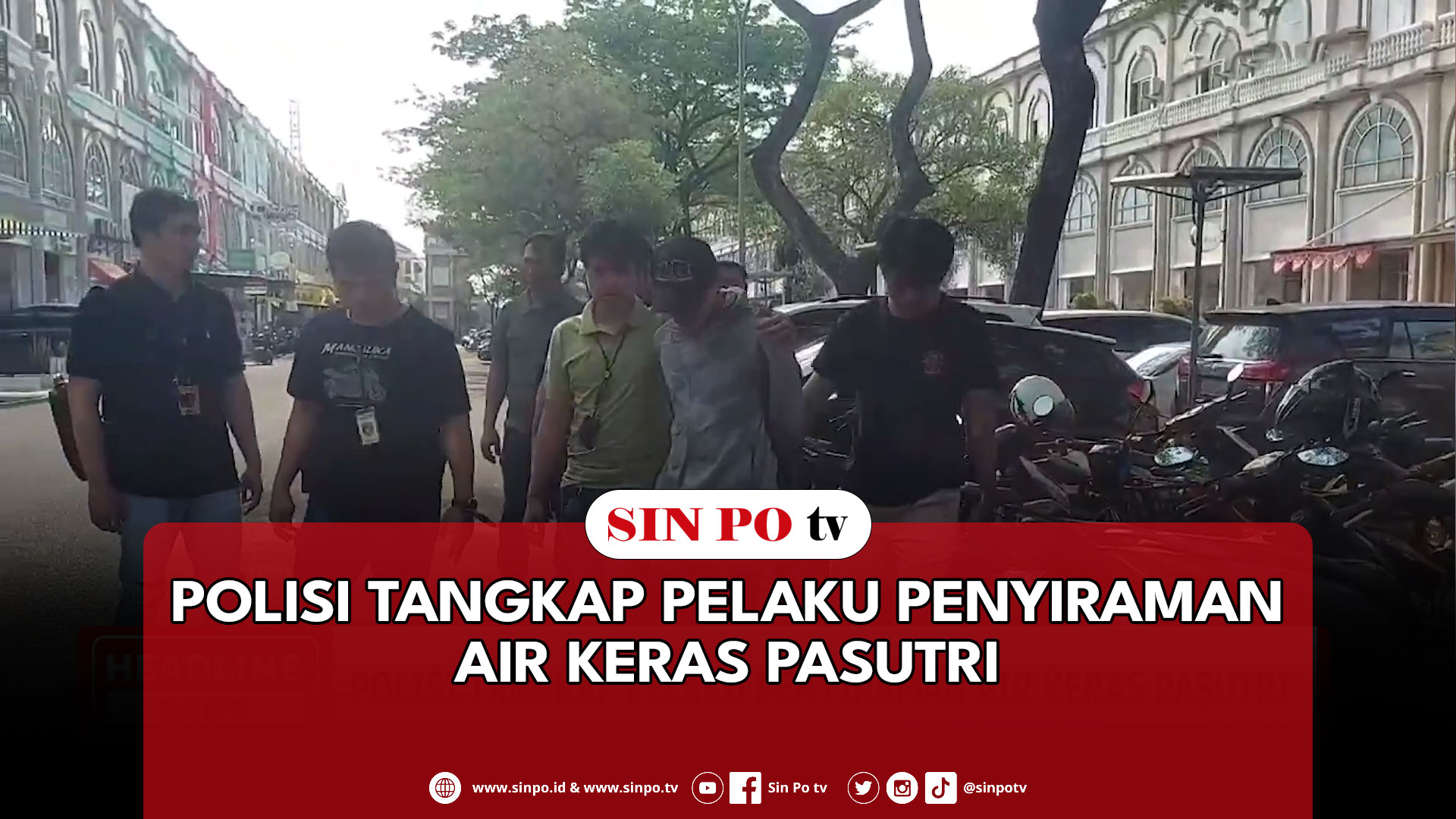 Polisi Tangkap Pelaku Penyiraman Air Keras Pasutri