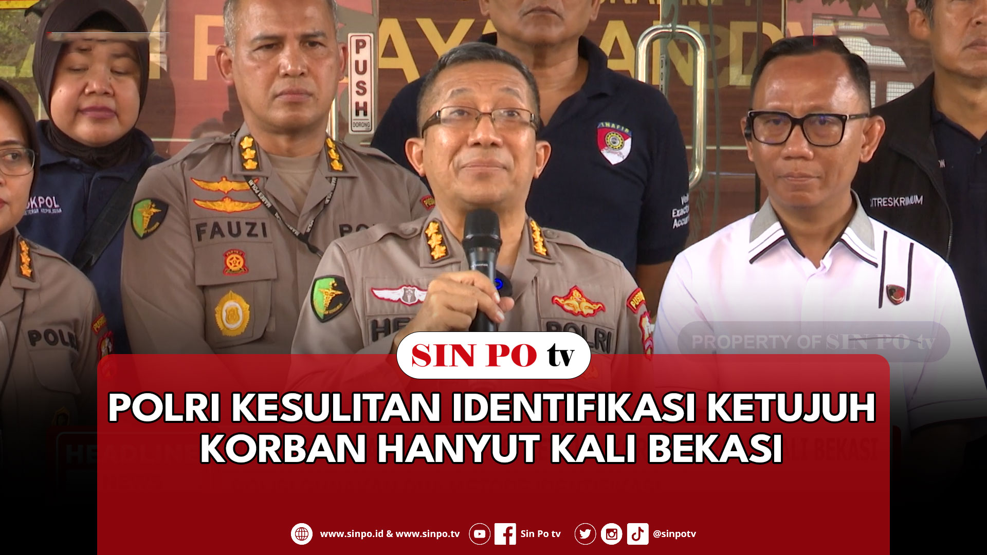 Polri Kesulitan Identifikasi Ketujuh Korban Hanyut Kali Bekasi