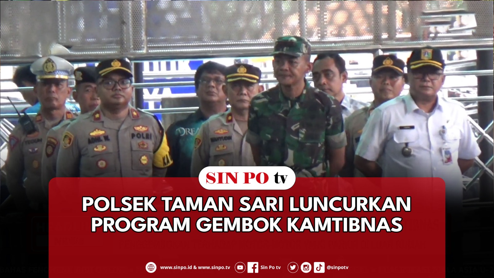 Polsek Taman Sari Luncurkan Program Gembok Kamtibnas