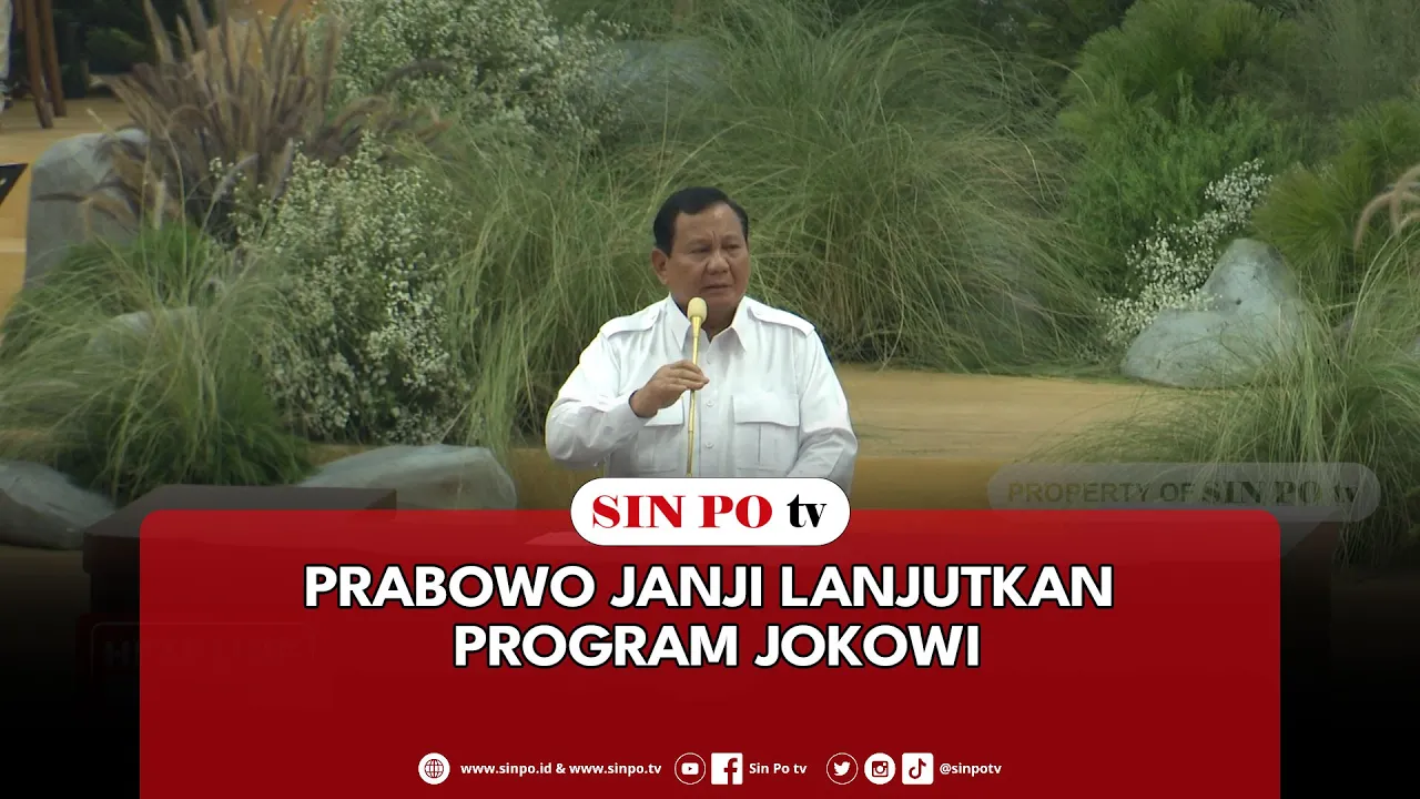 Prabowo Janji Lanjutkan Program Jokowi