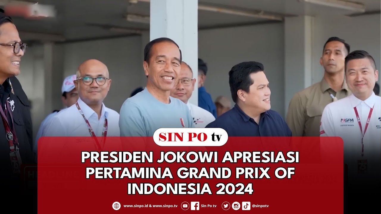 Presiden Jokowi Apresiasi Pertamina Grand Prix Of Indonesia 2024