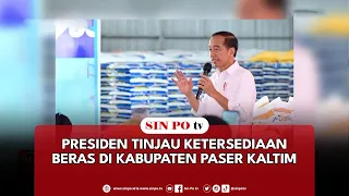 Presiden Tinjau Ketersediaan Beras Di Kabupaten Paser Kaltim