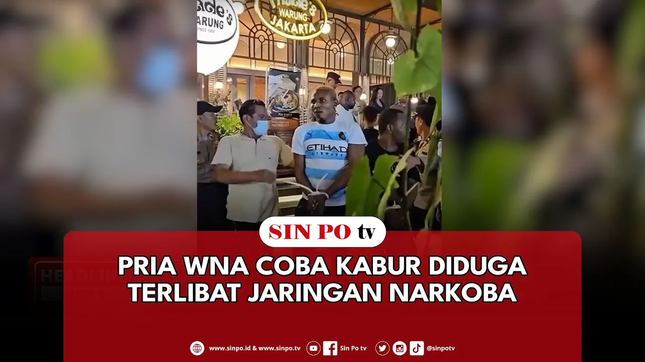 Pria WNA Coba Kabur Diduga Terlibat Jaringan Narkoba