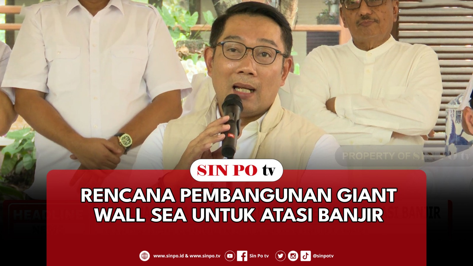 Rencana Pembangunan Giant Wall Sea Untuk Atasi Banjir