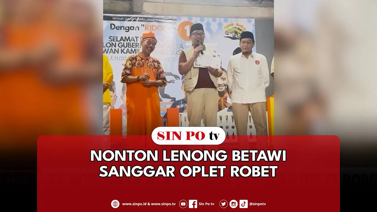 RK Nonton Lenong Betawi Sanggar Oplet Robet