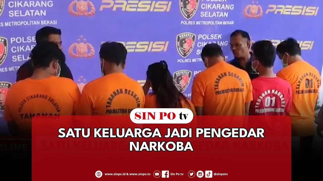 Satu Keluarga Jadi Pengedar Narkoba