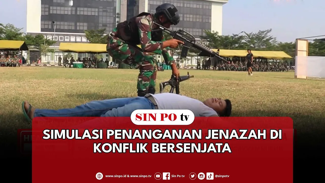 Simulasi Penanganan Jenazah Di Konflik Bersenjata